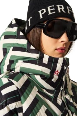 Outlet Polar Flare Print Down Ski Jacket Women Ski Jackets