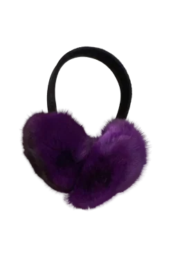 Chinchilla Fur Earmuffs Women Headbands & Earmuffs