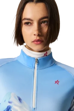 Clearance Quarter Zip Base Layer Top Women Ski Layers