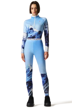 Clearance Quarter Zip Base Layer Top Women Ski Layers