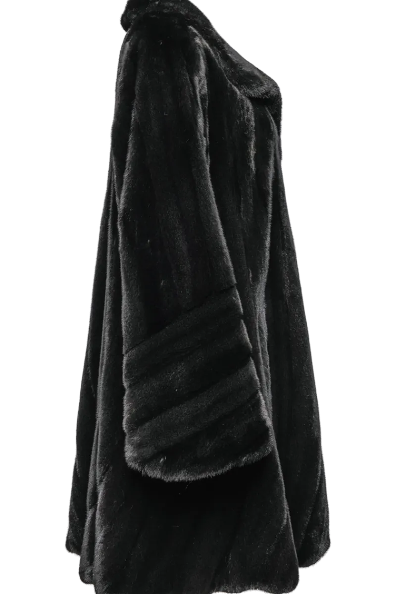 Best Mink Coat - Directional Hem And Sleeve Women Mink|Fur Coats