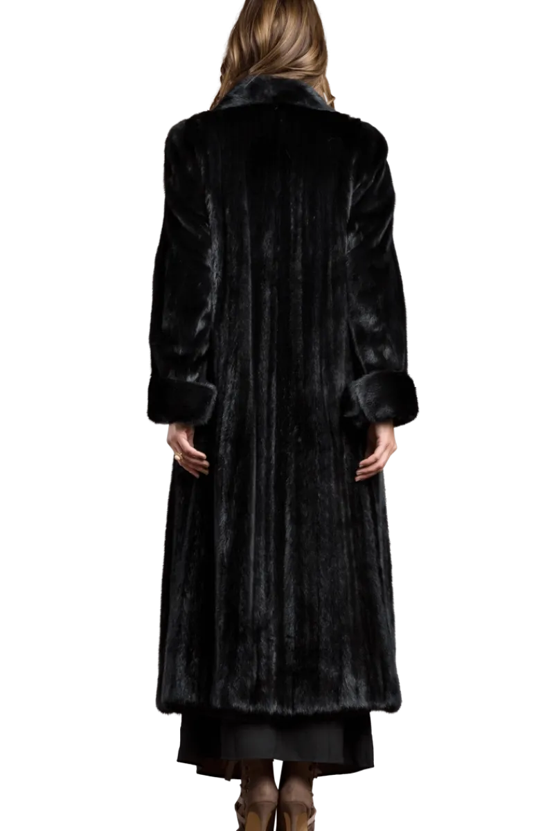 Hot Mink Fur Coat Women Mink|Plus Size Furs