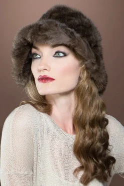 New Real Floppy Fur Hat Women Hats|Mink
