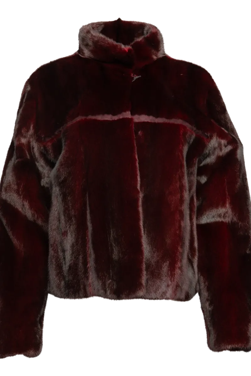Outlet & Suede Mink Fur Jacket Women Mink|Fur Jackets
