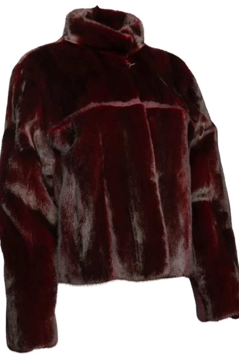 Outlet & Suede Mink Fur Jacket Women Mink|Fur Jackets