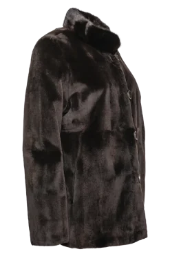 Best Reversible Horizontal Super Sheared & Long Haired Mink Fur Jacket Women Fur Jackets