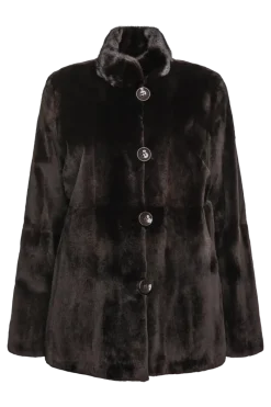 Best Reversible Horizontal Super Sheared & Long Haired Mink Fur Jacket Women Fur Jackets