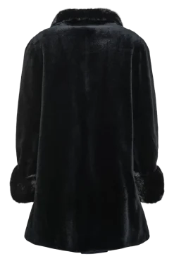 Clearance Reversible Sheared & Long Haired Mink Fur Jacket Women Mink|Fur Jackets