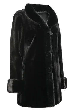 Clearance Reversible Sheared & Long Haired Mink Fur Jacket Women Mink|Fur Jackets