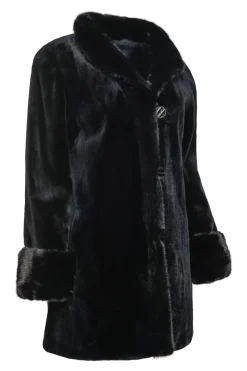 Clearance Reversible Sheared & Long Haired Mink Fur Jacket Women Mink|Fur Jackets