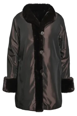 Clearance Reversible Sheared & Long Haired Mink Fur Jacket Women Mink|Fur Jackets