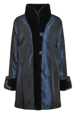 Clearance Reversible Sheared & Long Haired Mink Fur Jacket Women Mink|Fur Jackets