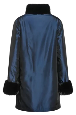 Clearance Reversible Sheared & Long Haired Mink Fur Jacket Women Mink|Fur Jackets