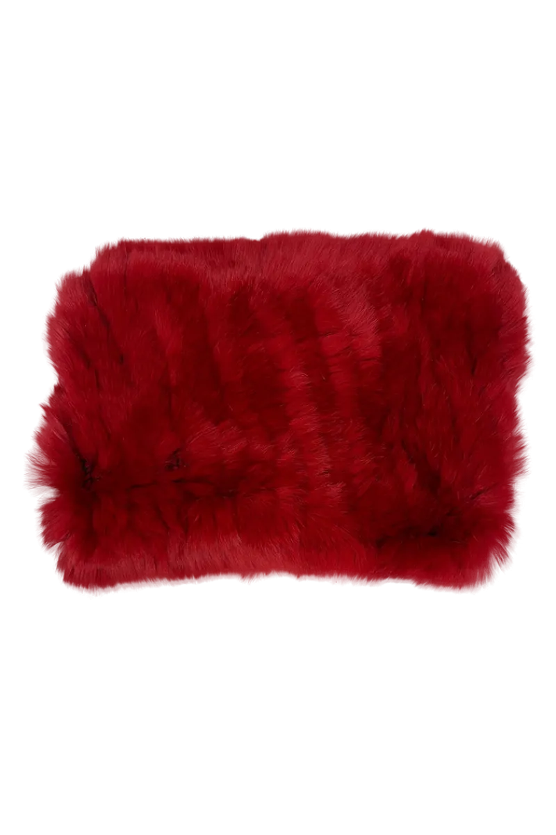 Hot Rex Rabbit Fur Funnel Women Scarves|Rex Rabbit