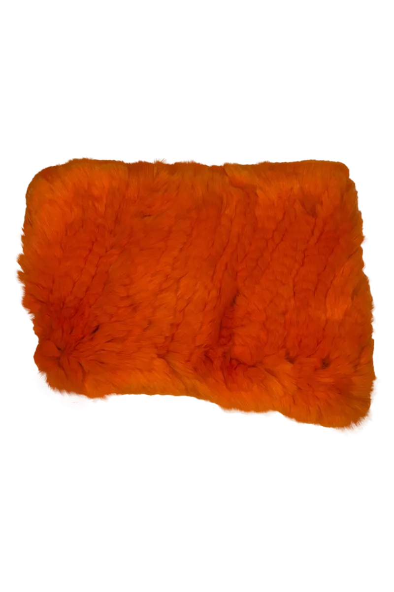 Hot Rex Rabbit Fur Funnel Women Scarves|Rex Rabbit