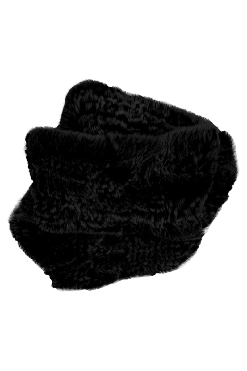 Rex Rabbit Infinity Fur Scarf Women Scarves|Rex Rabbit
