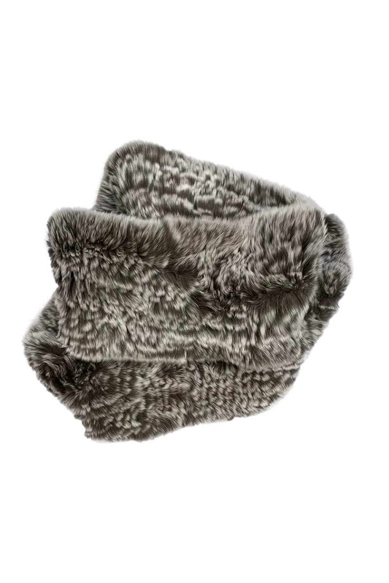 Rex Rabbit Infinity Fur Scarf Women Scarves|Rex Rabbit