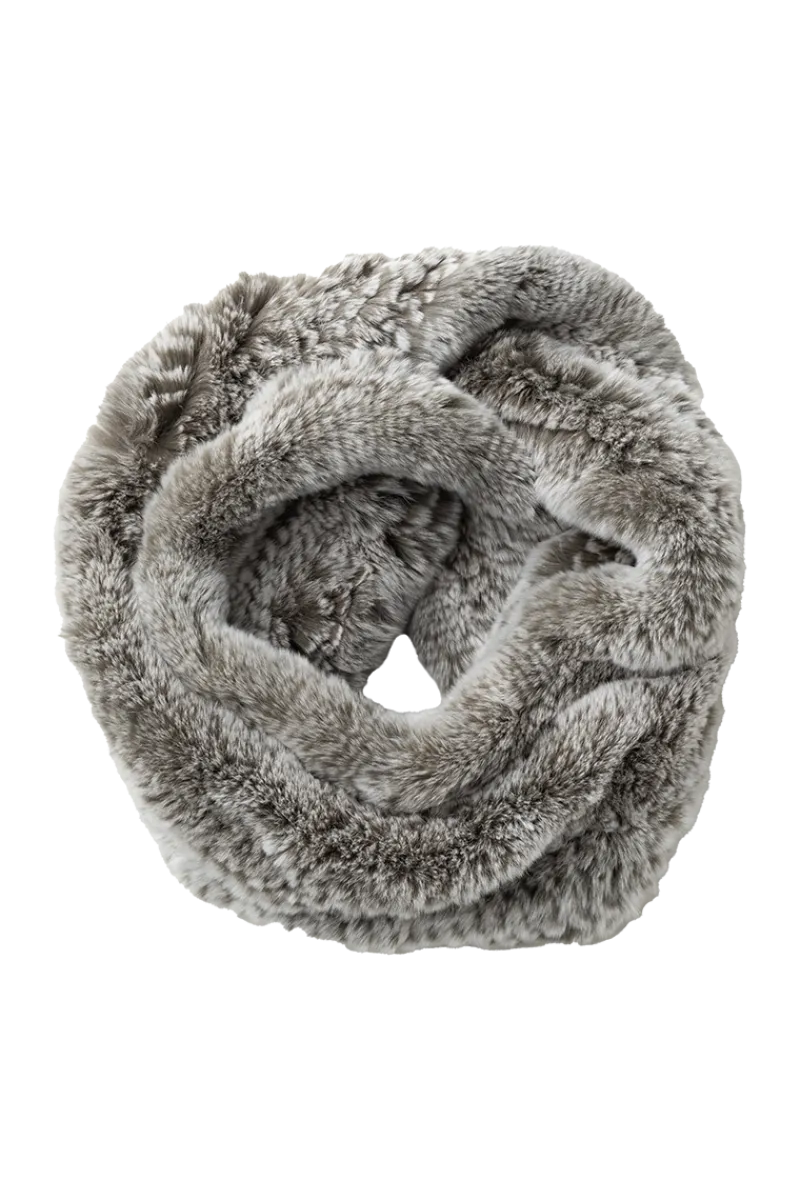 Rex Rabbit Infinity Fur Scarf Women Scarves|Rex Rabbit