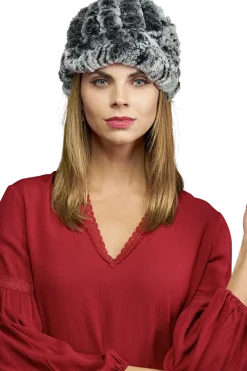 Outlet Rex Rabbit Knitted Fur Cap Women Hats|Rex Rabbit