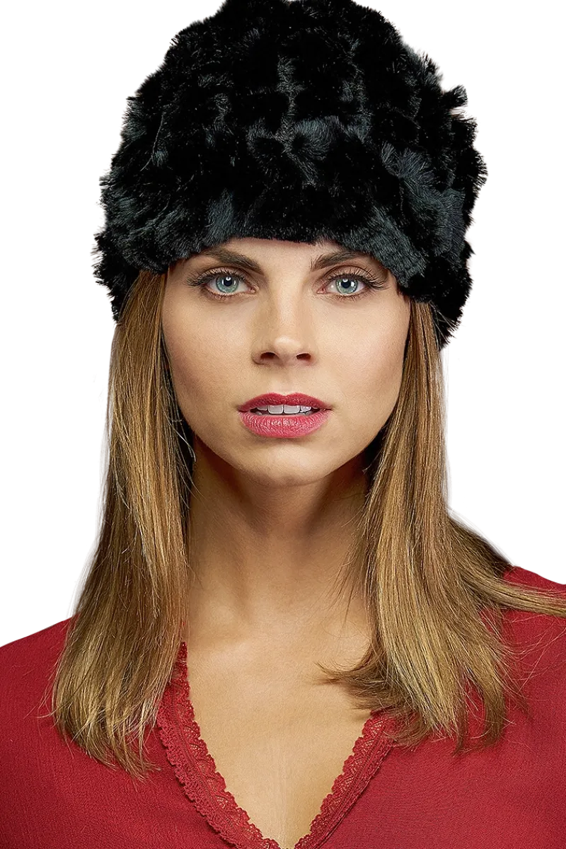 Outlet Rex Rabbit Knitted Fur Cap Women Hats|Rex Rabbit
