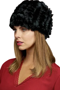 Outlet Rex Rabbit Knitted Fur Cap Women Hats|Rex Rabbit