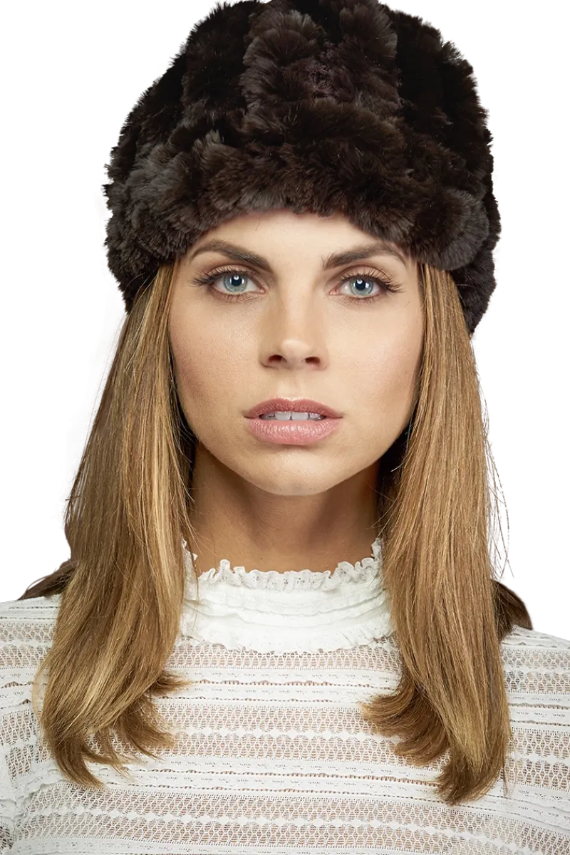 Outlet Rex Rabbit Knitted Fur Cap Women Hats|Rex Rabbit