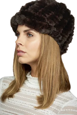Outlet Rex Rabbit Knitted Fur Cap Women Hats|Rex Rabbit