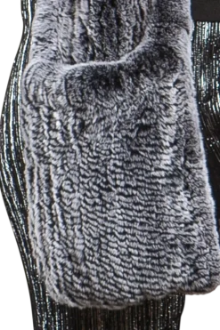 Online Rex Rabbit Knitted Poche Scarf with Pockets Women Scarves|Rex Rabbit