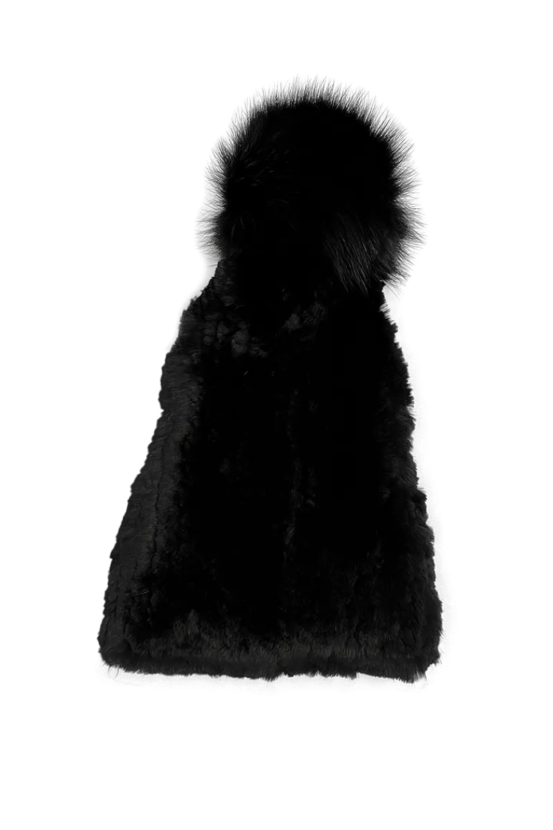 Sale Rex Rabbit Slouch Fur Hat Women Hats|Rex Rabbit