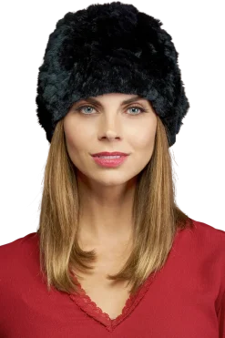 Sale Rex Rabbit Slouch Fur Hat Women Hats|Rex Rabbit