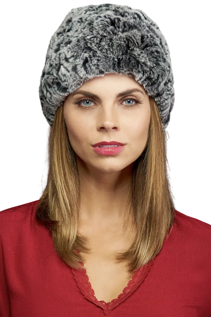 Sale Rex Rabbit Slouch Fur Hat Women Hats|Rex Rabbit