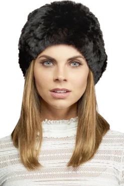 Sale Rex Rabbit Slouch Fur Hat Women Hats|Rex Rabbit