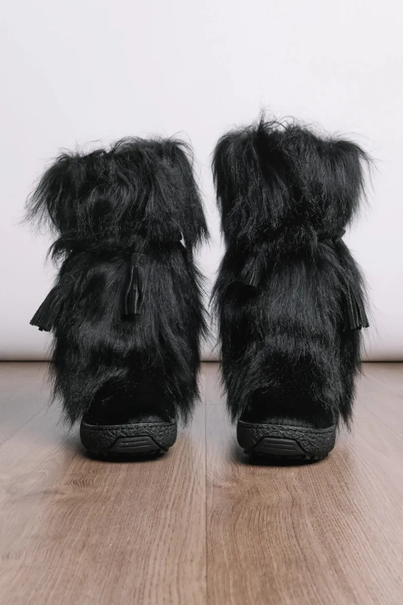 Clearance Sarah2 Goat Wool-Lined Fur Boots Women Après Ski|Boots & Handbags