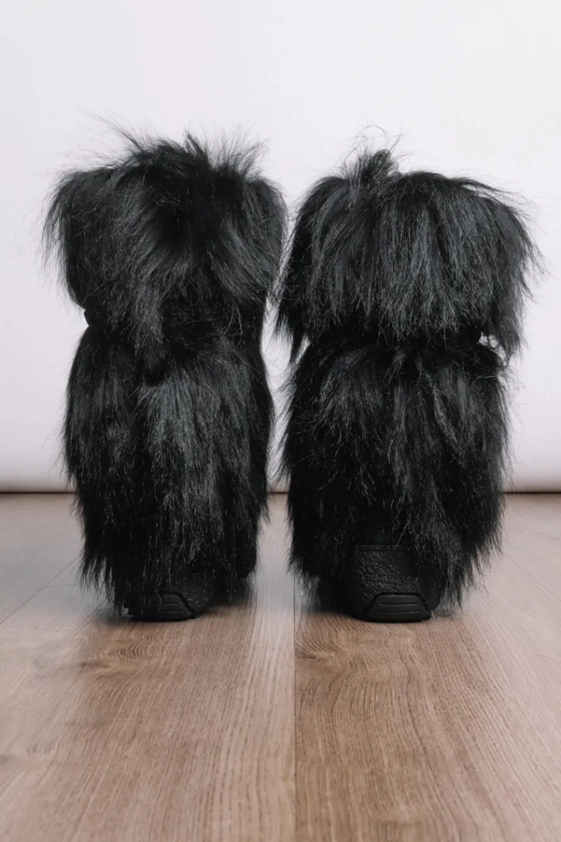 Clearance Sarah2 Goat Wool-Lined Fur Boots Women Après Ski|Boots & Handbags