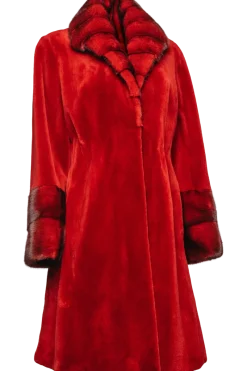 New Sheared & Long Haired Mink Fur Coat Women Mink|Fur Coats