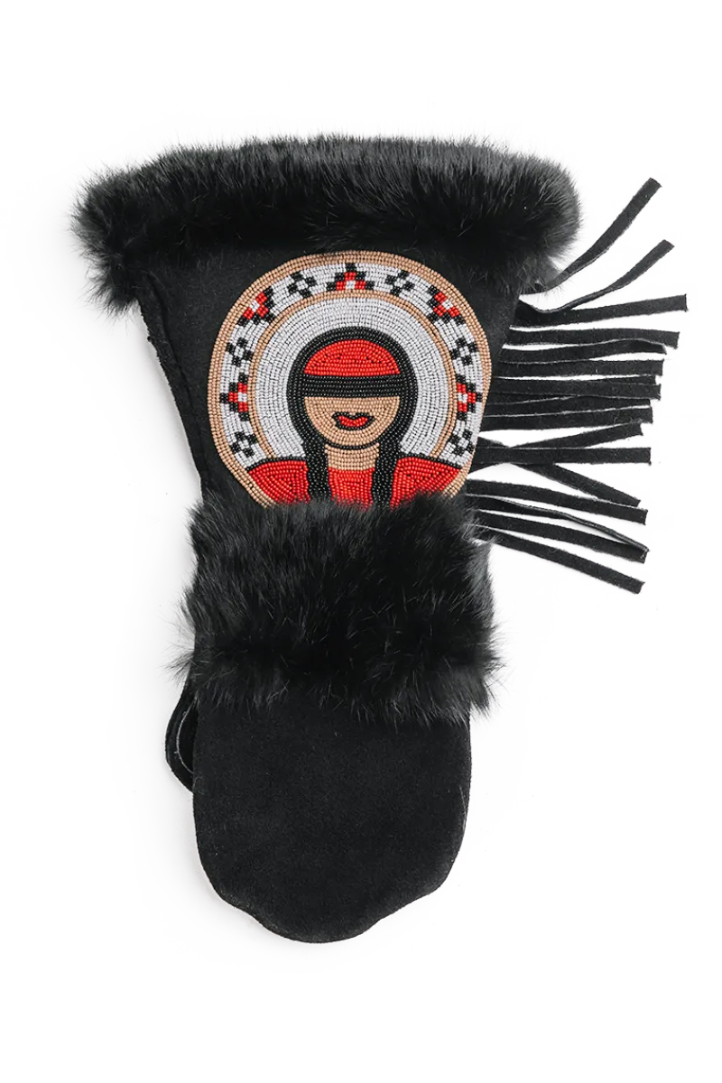 Discount Sings Alone Long Cuff Mittens Women Gloves|Rex Rabbit