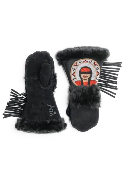 Discount Sings Alone Long Cuff Mittens Women Gloves|Rex Rabbit