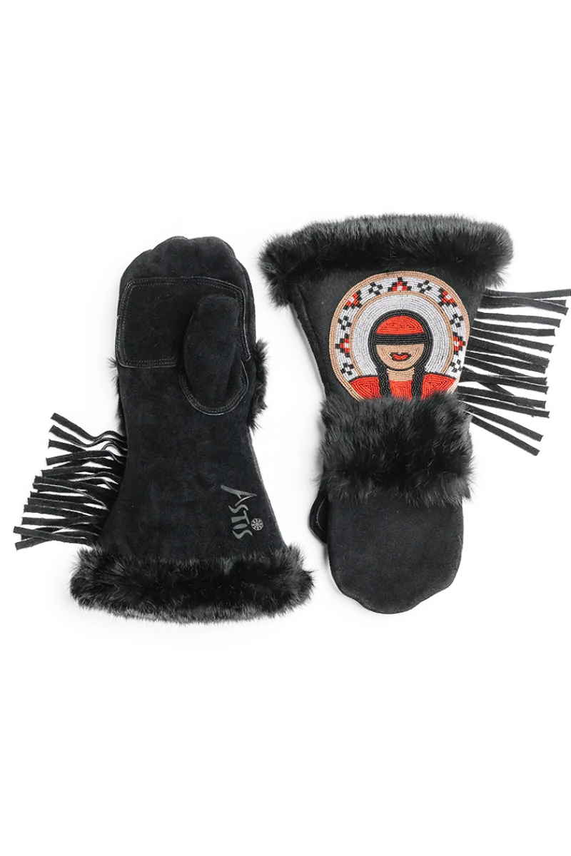 Discount Sings Alone Long Cuff Mittens Women Gloves|Rex Rabbit
