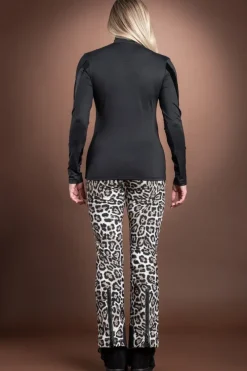 Best Ski Print Sequin Base Layer Women Ski Layers