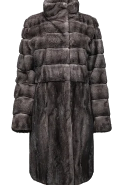 Discount Mink Fur Coat - Horizontal Top Women Mink|Fur Coats