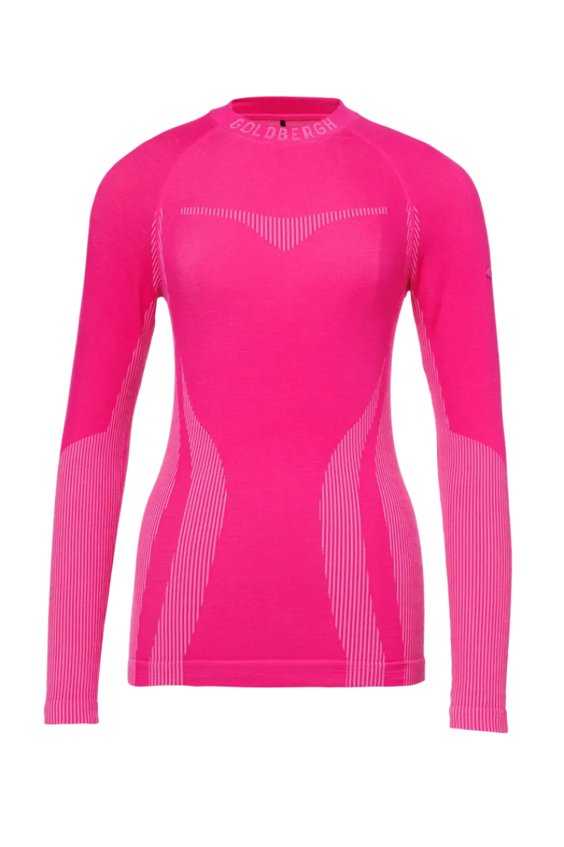 Outlet Slick Seamless Knit Base Layer Long Sleeve Women Ski Layers