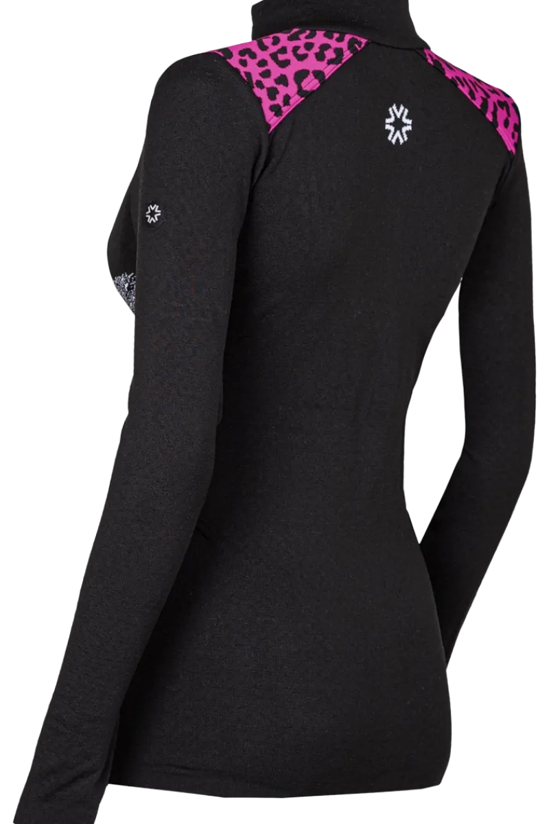 New Snowdrop Knitted Half-Zip Sweater Women Ski Layers