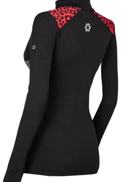 New Snowdrop Knitted Half-Zip Sweater Women Ski Layers