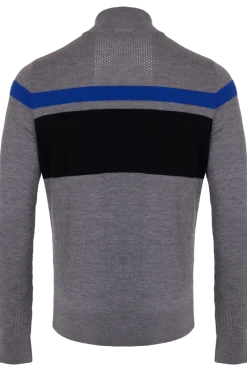 Outlet Stripe Half-Zip Wool Ski Sweater Ski Layers