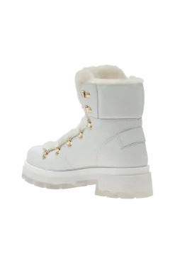 Sale Swansea Grain Leather Transparent Sole Shearling Boots Women Boots & Handbags