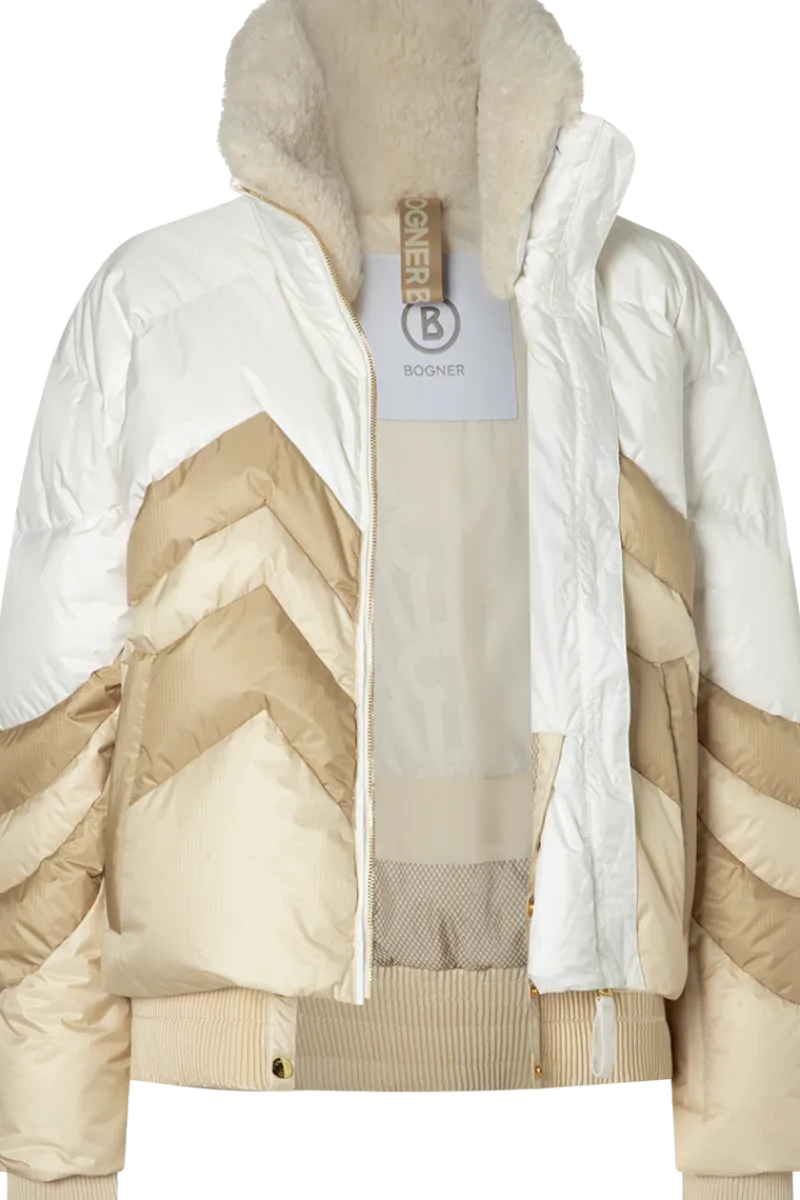 Sale Valea Down Ski Jacket - Off White Women Ski Jackets
