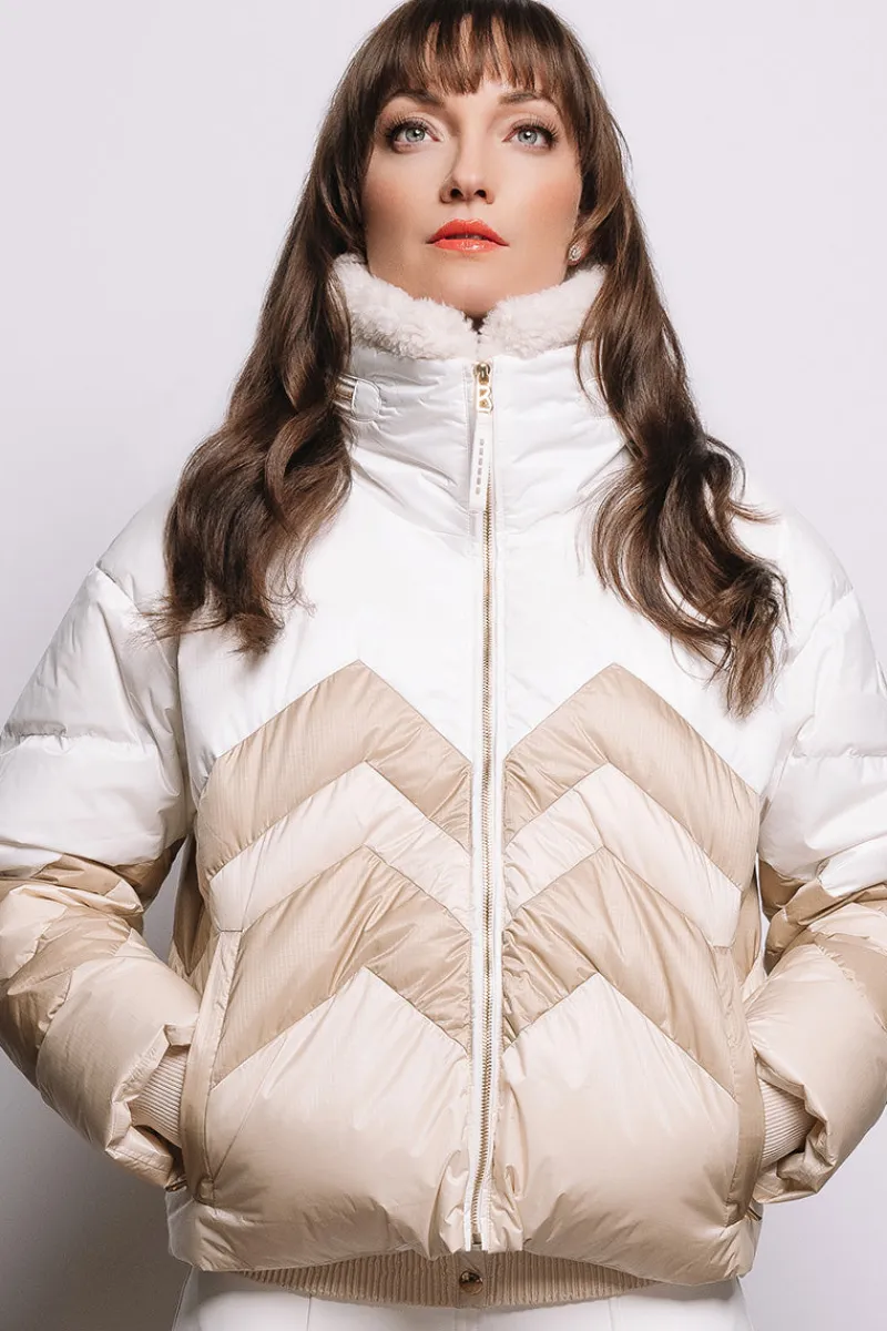 Sale Valea Down Ski Jacket - Off White Women Ski Jackets