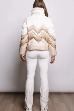 Sale Valea Down Ski Jacket - Off White Women Ski Jackets