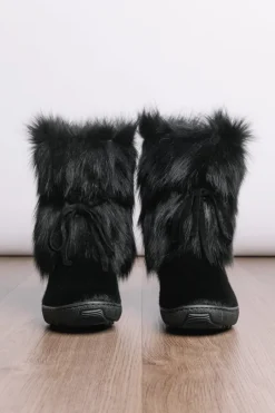 Discount Volpe Short Fox Wool-Lined Fur Boots Women Après Ski|Boots & Handbags