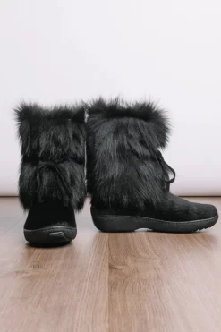 Discount Volpe Short Fox Wool-Lined Fur Boots Women Après Ski|Boots & Handbags